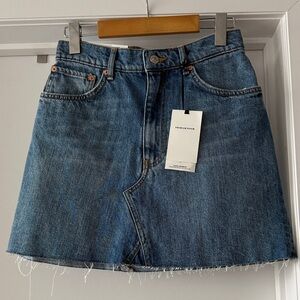 Zara Classic Blue Denim Mini Skirt